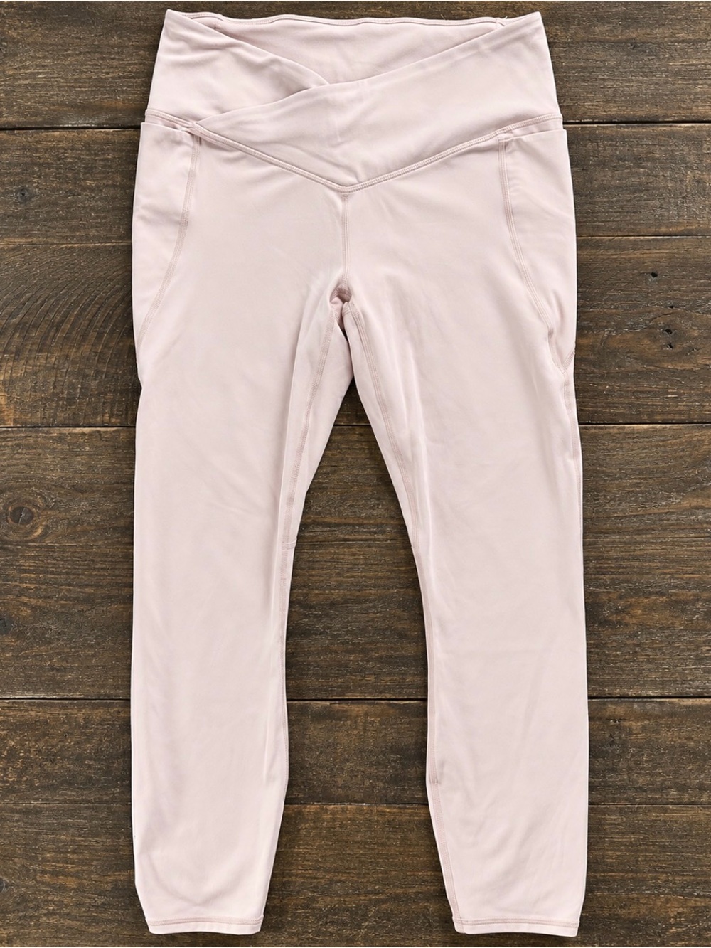 Fabletics Pink High-Waist Stretch Leggings
